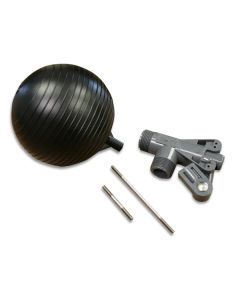 Accu-Tab 1" Kerick Float Valve Assy, w/Round Float & Rod - Old Style for Units w/Solenoid (side mount)