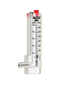 Blue-White Flowmeter Fits 1.5" PVC Up-Flow 20-100 gpm