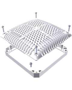 Hayward High Flow Cover & Inner Frame High Flow 18"x18" White