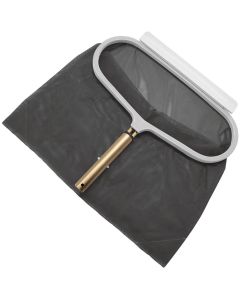 Tube Frame Leaf Rake w/Net Squeegee