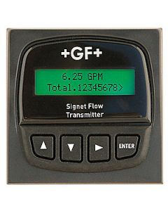 Signet Flow Totalizer Panel Mount Battery Powered Compatible w/Model 515 & 525 Flow Sensors
