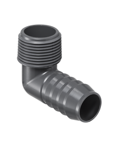 PVC Sch 80, 90 DEG ELL 2" Insert x MIPT