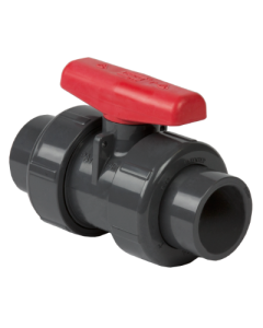 PVC True Union 2000 STD Ball Valve 1-1/2" SOC/FPT FKM