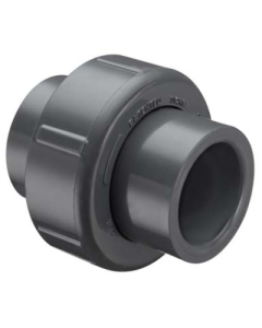 PVC Sch 80 Union 2000 1/2" SOC FKM