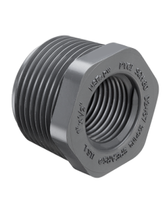PVC Sch 80 RED Bushing 1/2"x 1/4" MIPT x FIPT