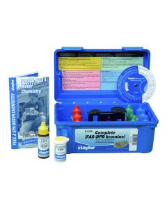Taylor Test Kit Complete for Bromine (FAS/DPD - No CYA- Hi Range) .75 oz Btl
