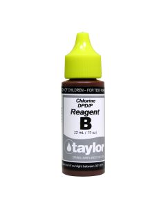 Taylor Reagent B, .75 oz Chlorine F&T DPD/P Dropper Btl