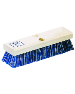 Wood Deck Brush for Acid Wash Wood w/10" Bristles Blue & White