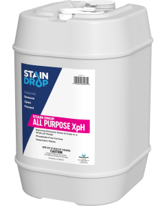 Stain Drop All Purpose XpH Removes Stains & Scale in a Wide pH Range, 5-Gal Carboy