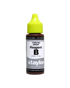 Taylor Reagent B, .75 oz Chlorine F&T DPD/P Dropper Btl
