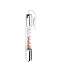 Thermometer Chrome-Plated w/Cord